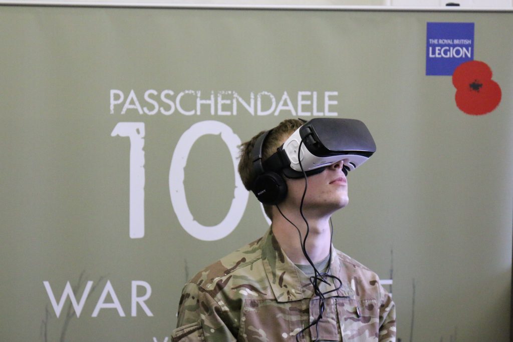 VR for military Royal British Legion