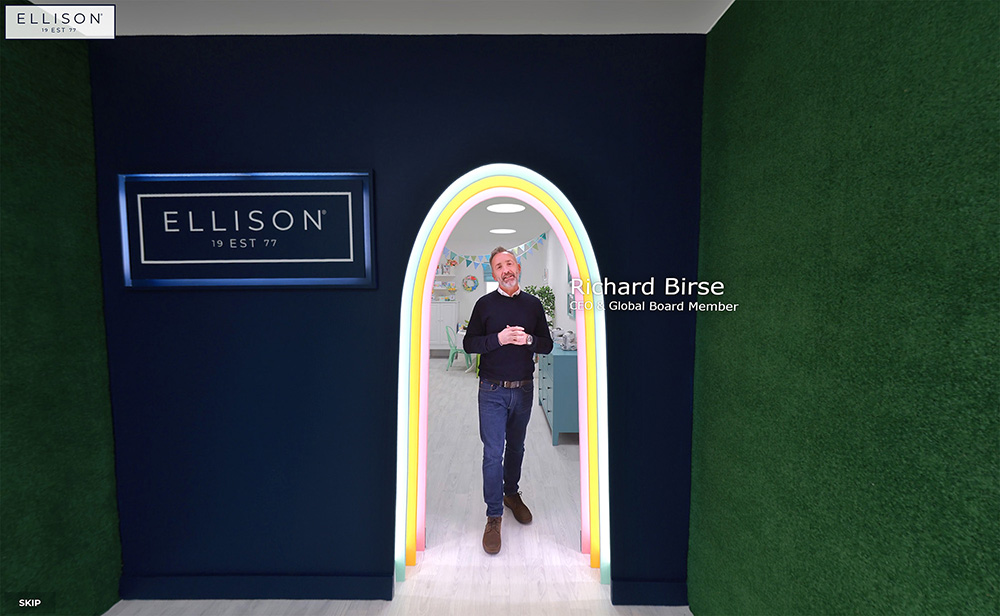 Ellison virtual trade show stand