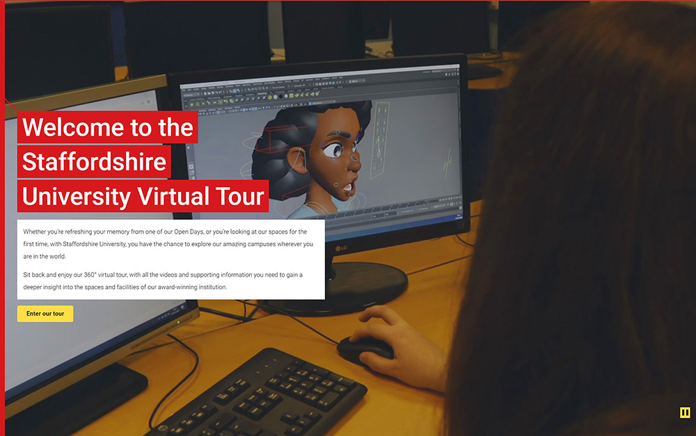 staffordshire university virtual tour