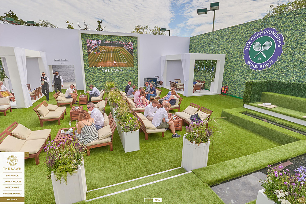Wimbledon VIP hospitality virtual tour