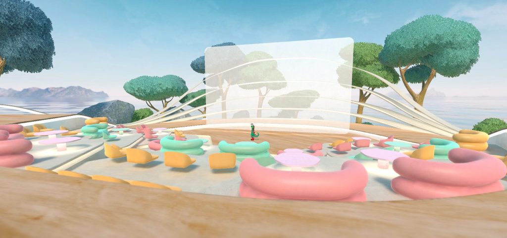 Circus virtual metaverse space