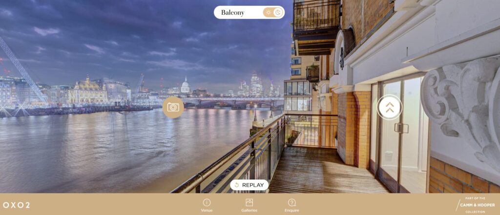 OXO Tower Virtual Venue Tour | Immersive Event Space Marketing Case Study
