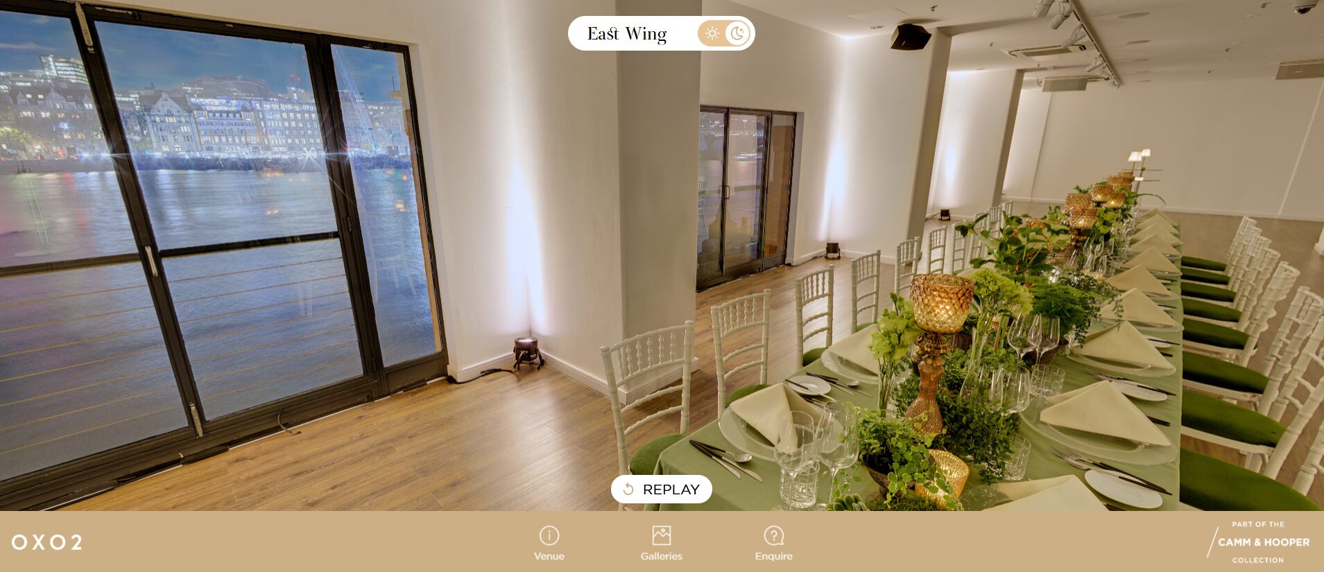 OXO Tower Virtual Venue Tour | Immersive Event Space Marketing Case Study