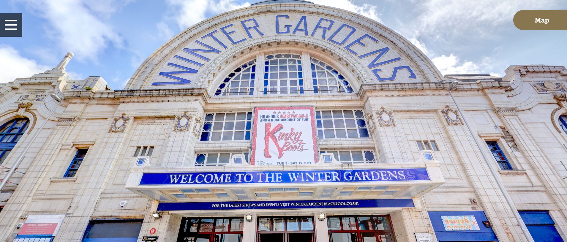 winter gardens blackpool virtual tour